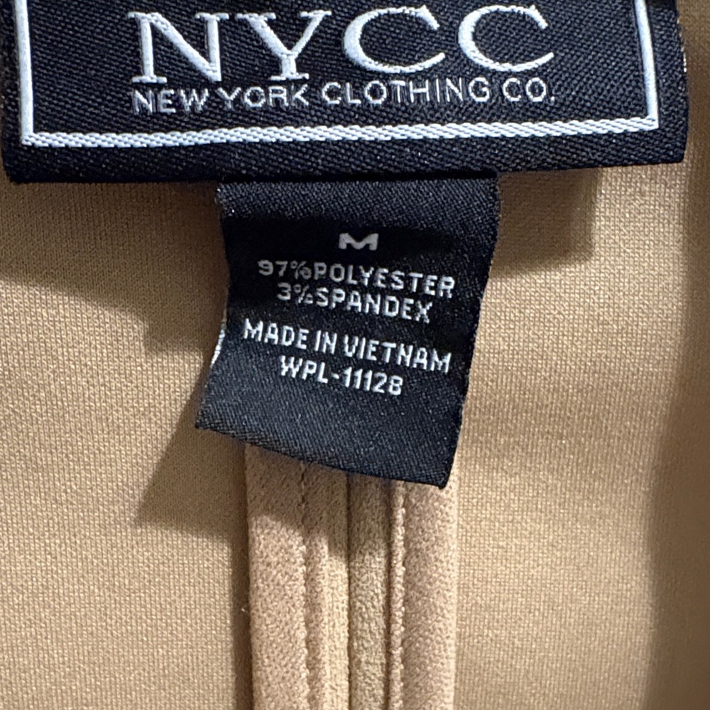 NYC Women's Classic Beige Blazer - Picture 2 of 2